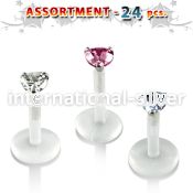 blk183 labrets lip rings bioflex ptfe belly button