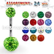 blk298 belly rings surgical steel 316l belly button