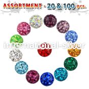 blk318 loose body jewelry parts surgical steel 316l belly button