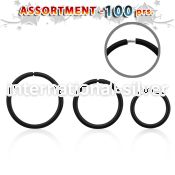 blk437 seamless segment rings silver 925 nose