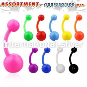 blk492 belly rings acrylic body jewelry nose