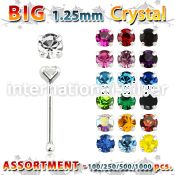 blk527 nose bone silver 925 nose