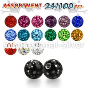 blk541 loose body jewelry parts surgical steel 316l 