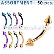 blk79 micro curved barbells anodized surgical steel 316l eyebrow