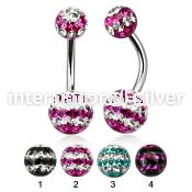 bn2frgd belly rings surgical steel 316l belly button