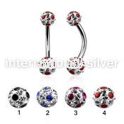 bn2frsa belly rings surgical steel 316l belly button