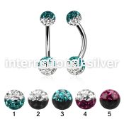 bn2frse belly rings surgical steel 316l belly button