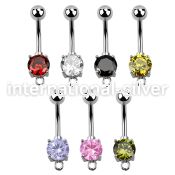 bnczh belly rings surgical steel 316l belly button