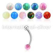 bne1opss surgical steel eyebrow bananas eyebrow piercing