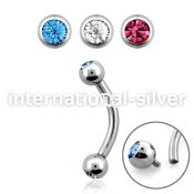 bne2cin micro curved barbells surgical steel 316l eyebrow