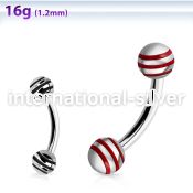 bneby4 micro curved barbells surgical steel 316l eyebrow