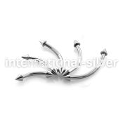 bnecn2 micro curved barbells surgical steel 316l eyebrow