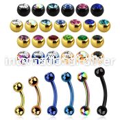 bnet2c micro curved barbells anodized surgical steel 316l eyebrow