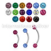 bnfr3ss surgical steel eyebrow bananas eyebrow piercing