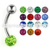bnfr6 belly rings surgical steel 316l belly button
