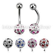 bnfr8a belly rings surgical steel 316l belly button
