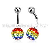 bnfr8g belly rings surgical steel 316l belly button