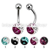 bnfr8y belly rings surgical steel 316l belly button
