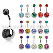 bnmtj15f belly rings surgical steel 316l belly button