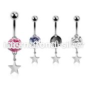 bnrz770 surgical steel belly bananas belly piercing