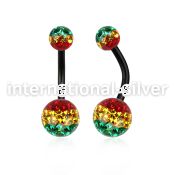 bnt2frgr belly rings anodized surgical steel 316l belly button