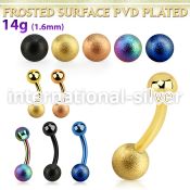 bntfo6 belly rings anodized surgical steel 316l belly button