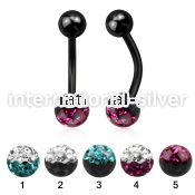 bntfr6e belly rings anodized surgical steel 316l belly button