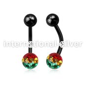 bntfr6r belly rings anodized surgical steel 316l belly button