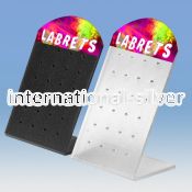 br10 displays acrylic body jewelry belly button