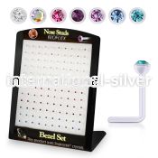 brac24 l shape nose studs bioflex ptfe nose