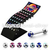 brbbc3 straight barbells surgical steel 316l tongue