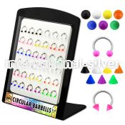 brbjmx2 horseshoes surgical steel 316l with acrylic parts belly button