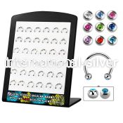 brbjmx3 horseshoes surgical steel 316l eyebrow