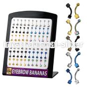 bredi micro curved barbells anodized surgical steel 316l eyebrow