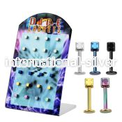 brlbdi labrets lip rings anodized surgical steel 316l labrets chin