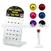 brlbi15 labrets lip rings bioflex ptfe labrets chin