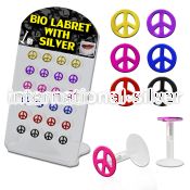 brlbi20 labrets lip rings bioflex ptfe labrets chin