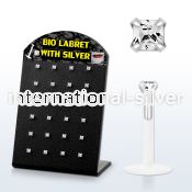 brlbi29 labrets lip rings bioflex ptfe labrets chin