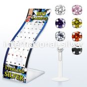 brlbi35 labrets lip rings bioflex ptfe labrets chin