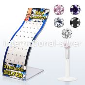 brlbi36 labrets lip rings bioflex ptfe labrets chin