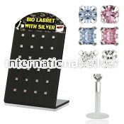 brlbi41 labrets lip rings bioflex ptfe labrets chin