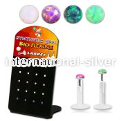 brlbi43 labrets lip rings bioflex ptfe labrets chin