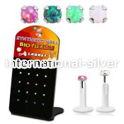 brlbi48 labrets lip rings bioflex ptfe labrets chin