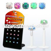 brlbi51 labrets lip rings bioflex ptfe labrets chin