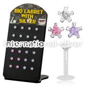 brlbi6 labrets lip rings bioflex ptfe labrets chin