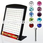 brnbsm2 nose bone surgical steel 316l nose