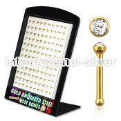 brnbts1 nose bone anodized surgical steel 316l nose