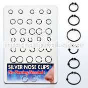 brncp1 fake illusion hoops silver 925 belly button