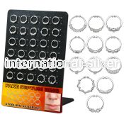 brnhm20 fake illusion body jewelry silver 925 septum