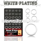 brnhp9 nose hoop silver 925 nose